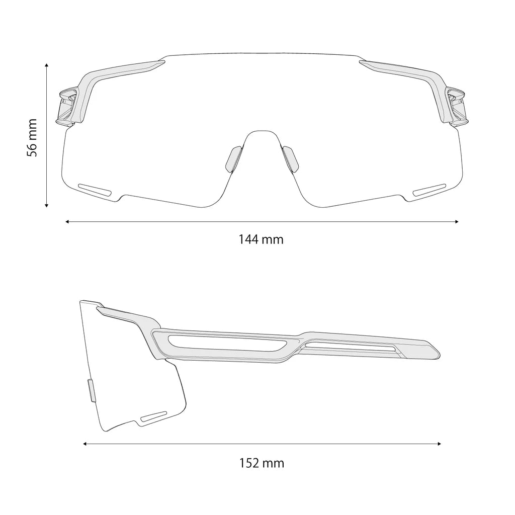 Shimano Equinox RS Sunglasses - Road Lens - Matte Black