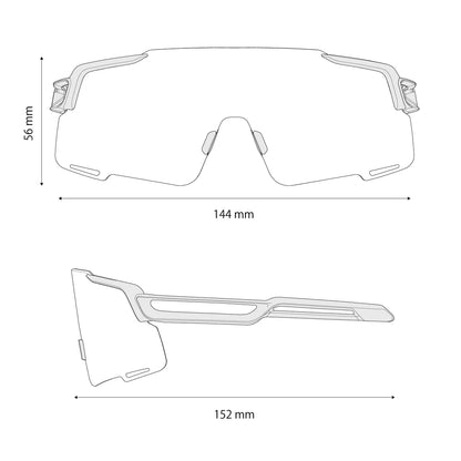 Shimano Equinox RS Sunglasses - Road Lens - Matte Black