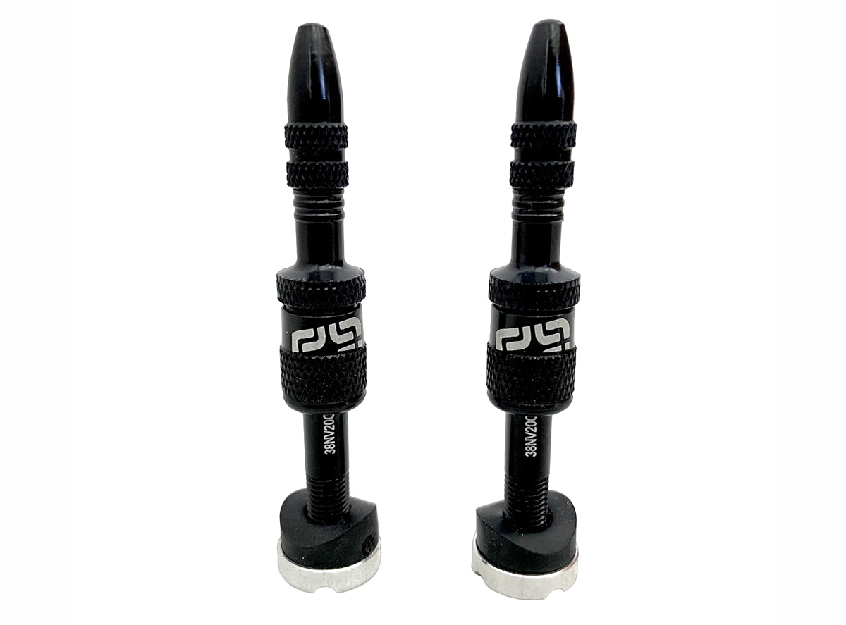 E Thirteen Schrader Quickfill Tubeless Valves Gen2 - 16-24mm Depth - Black