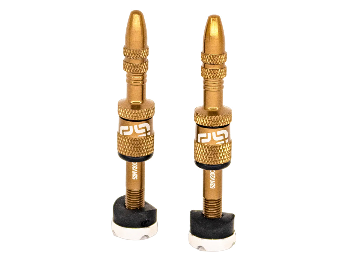 E Thirteen Schrader Quickfill Tubeless Valves Gen2 - 16-24mm Depth - Bronze
