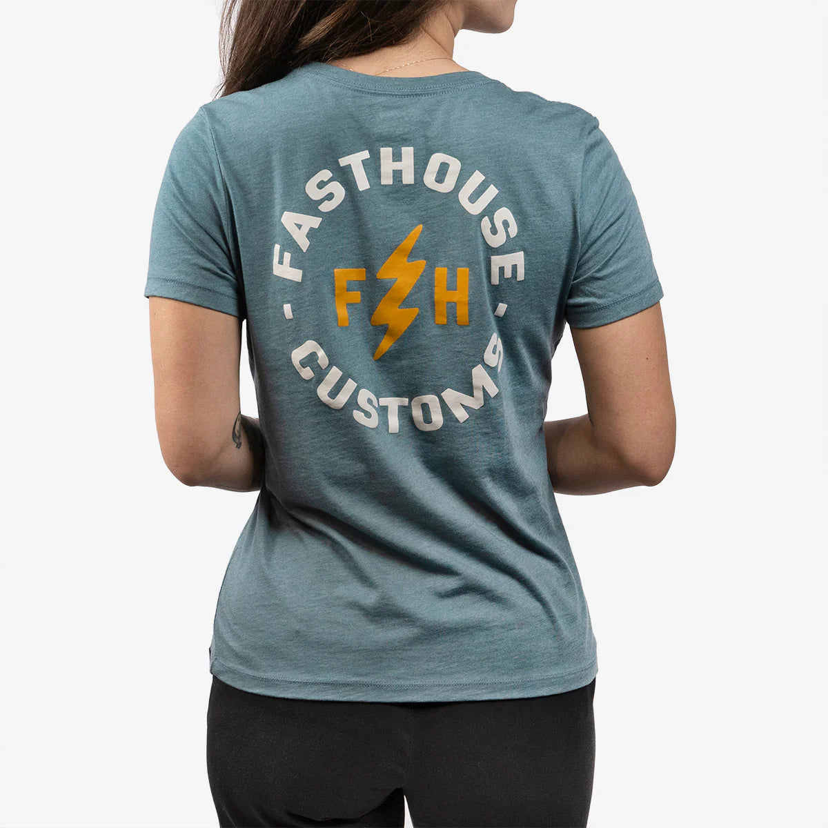 Fasthouse Easy Rider Tee - Womens - Heather Slate