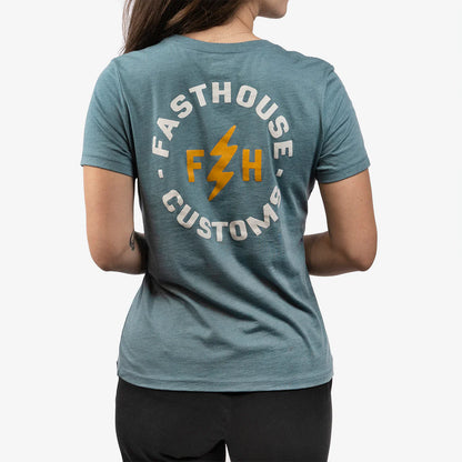 Fasthouse Easy Rider Tee - Womens - Heather Slate