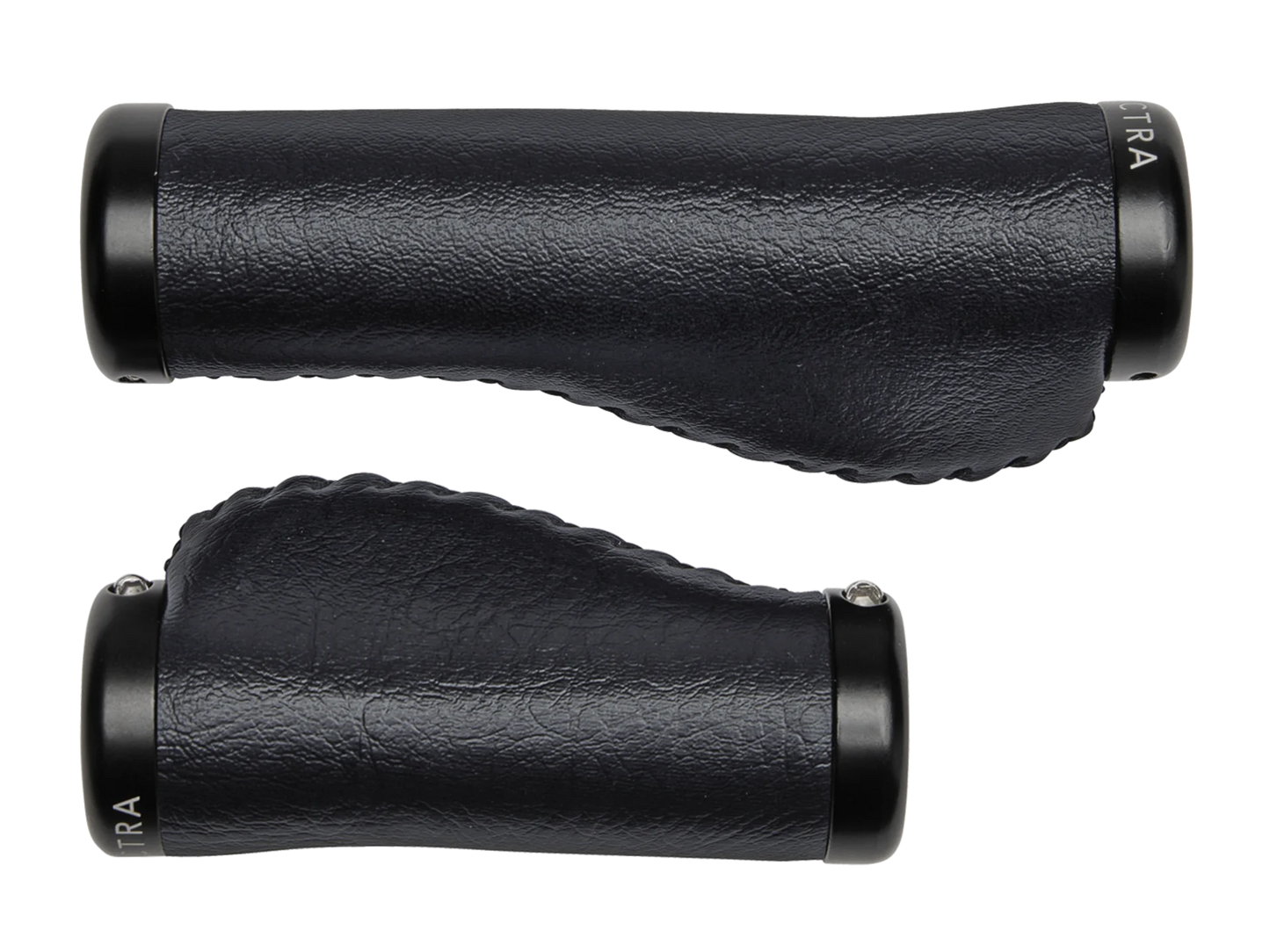 Electra Classic Faux Leather Ergo Grip Set - Black