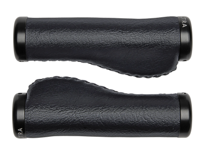 Electra Classic Faux Leather Ergo Grip Set - Black