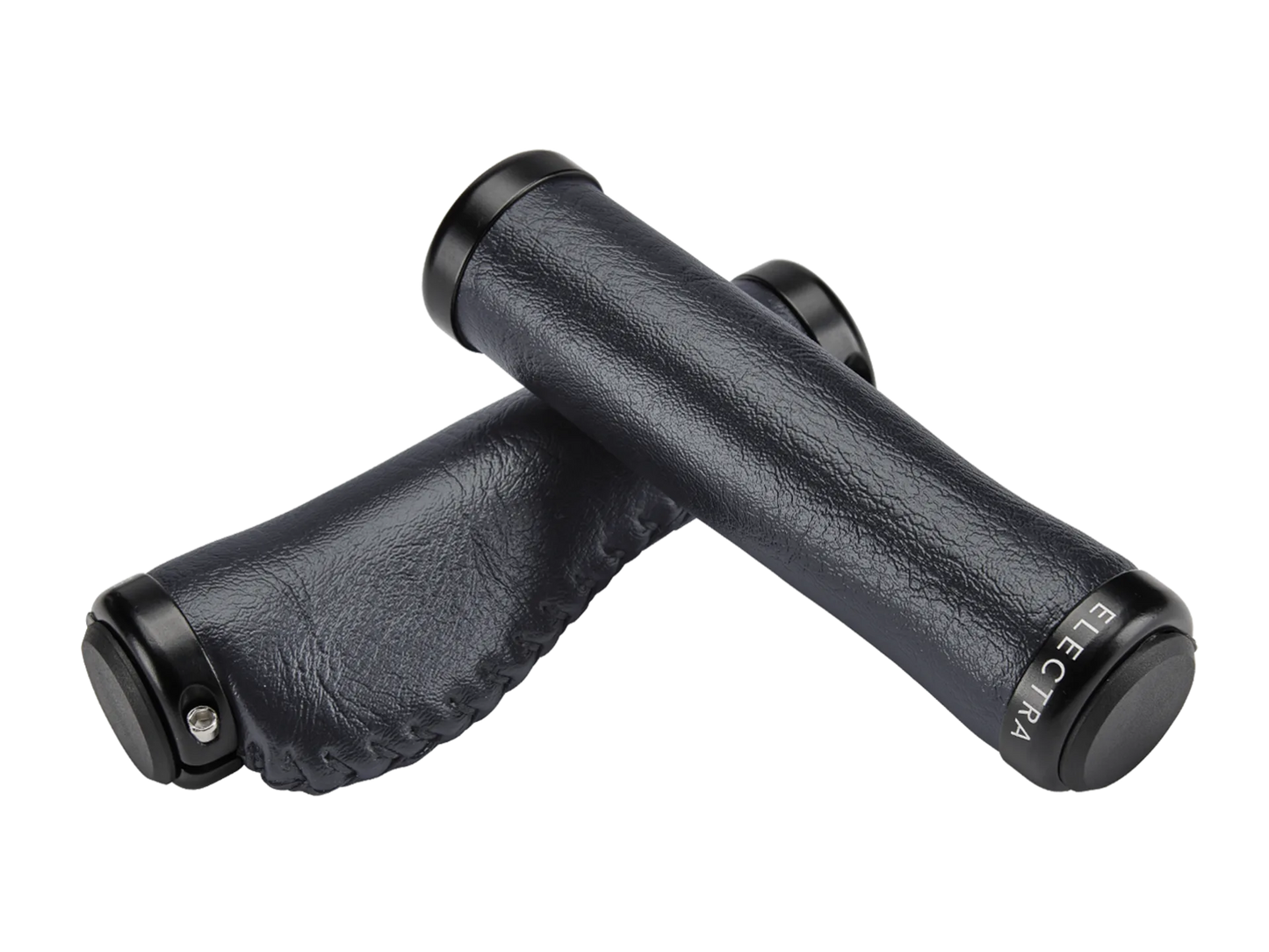 Electra Classic Faux Leather Ergo Grip Set - Black