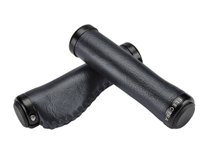 Electra Classic Faux Leather Ergo Grip Set - Black