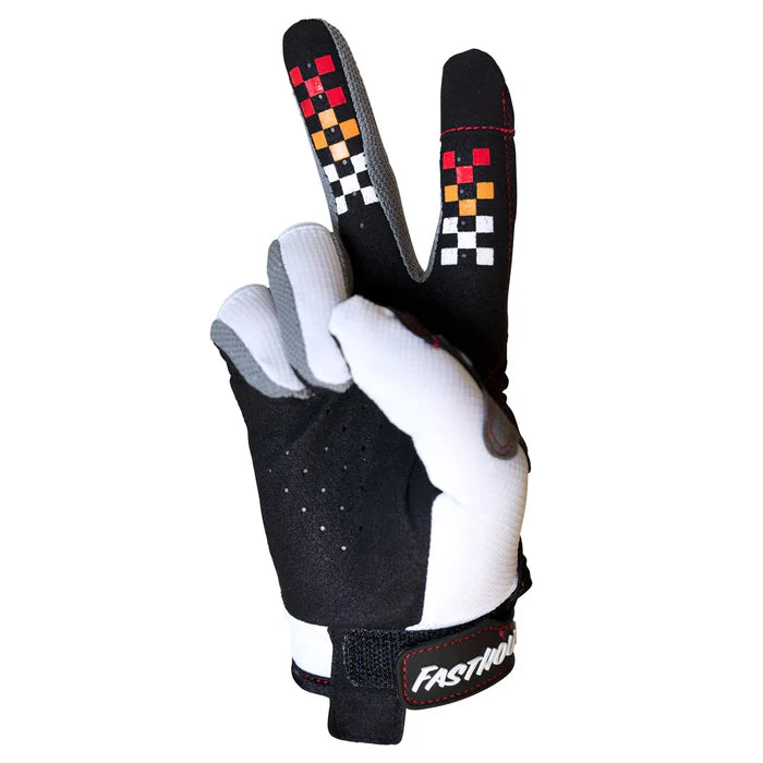 Fasthouse Elrod Air Glove - White-Black