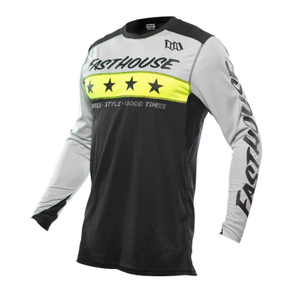 Fasthouse Elrod Astre Jersey - Silver-Black