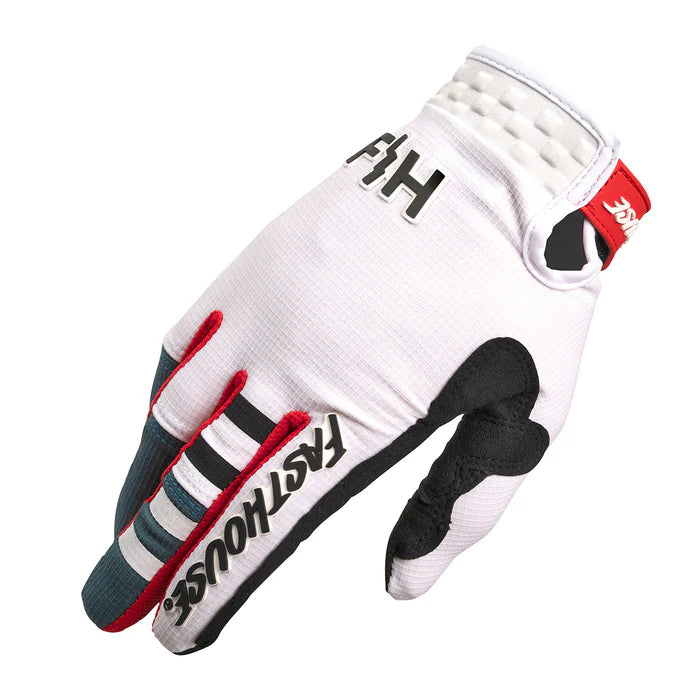 Fasthouse Elrod Astre Glove - Youth - White-Slate