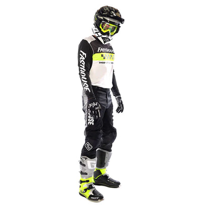 Fasthouse Elrod Jersey - Black-High Viz