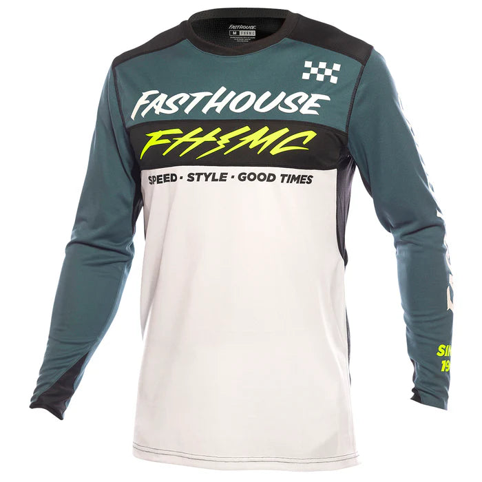 Fasthouse Elrod Evoke Jersey - Indigo-White