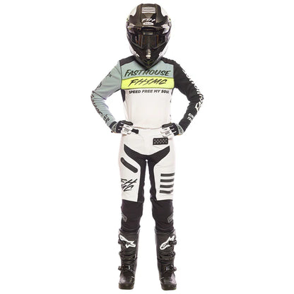 Fasthouse Elrod Evoke Pant - Womens - White-Black