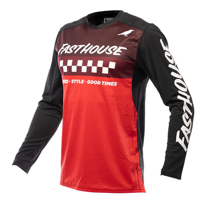 Fasthouse Elrod Jersey - Black-Red