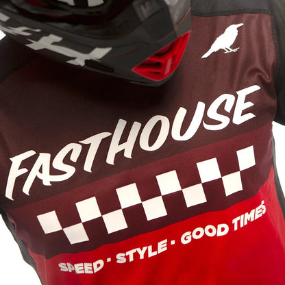 Fasthouse Elrod Jersey - Black-Red