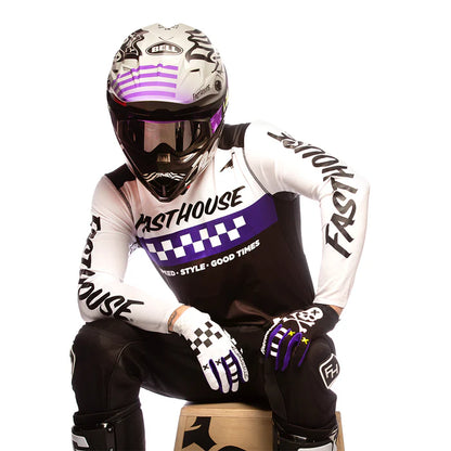 Fasthouse Elrod Jersey - White-Purple