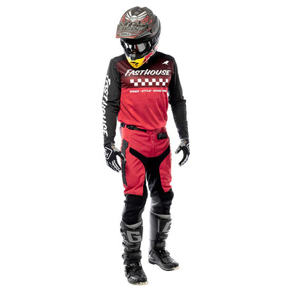 Fasthouse Elrod Jersey - Black-Red