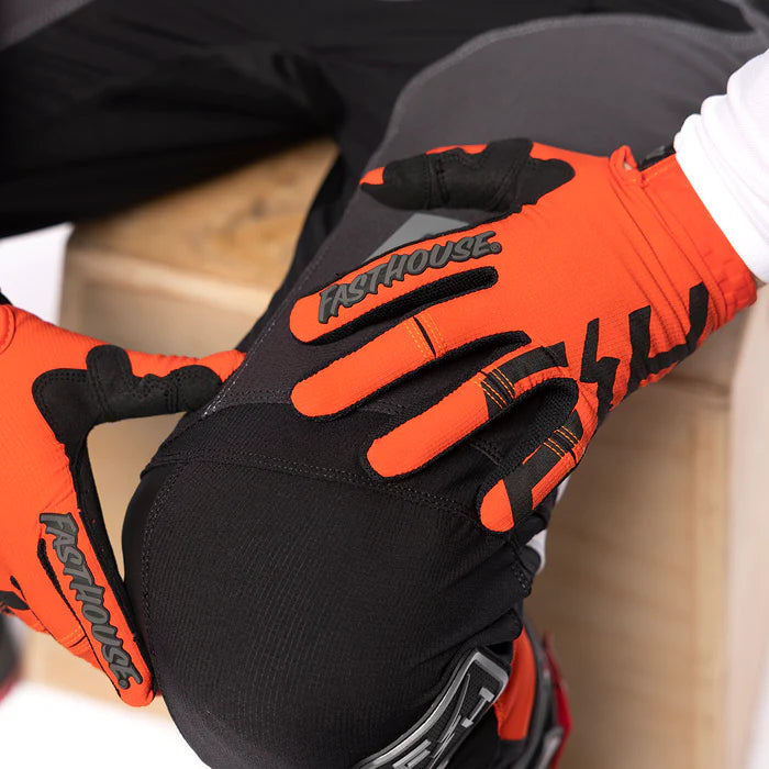 Fasthouse Elrod Nocturne Glove - Red