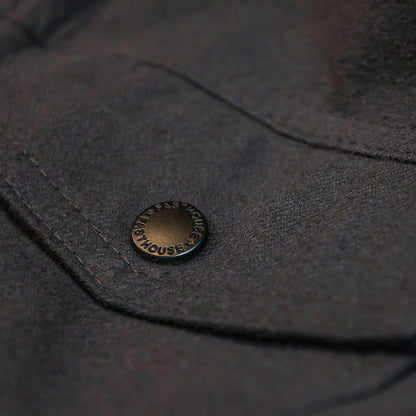 Fasthouse Elysian Quilted Flannel Shirt - Charcoal