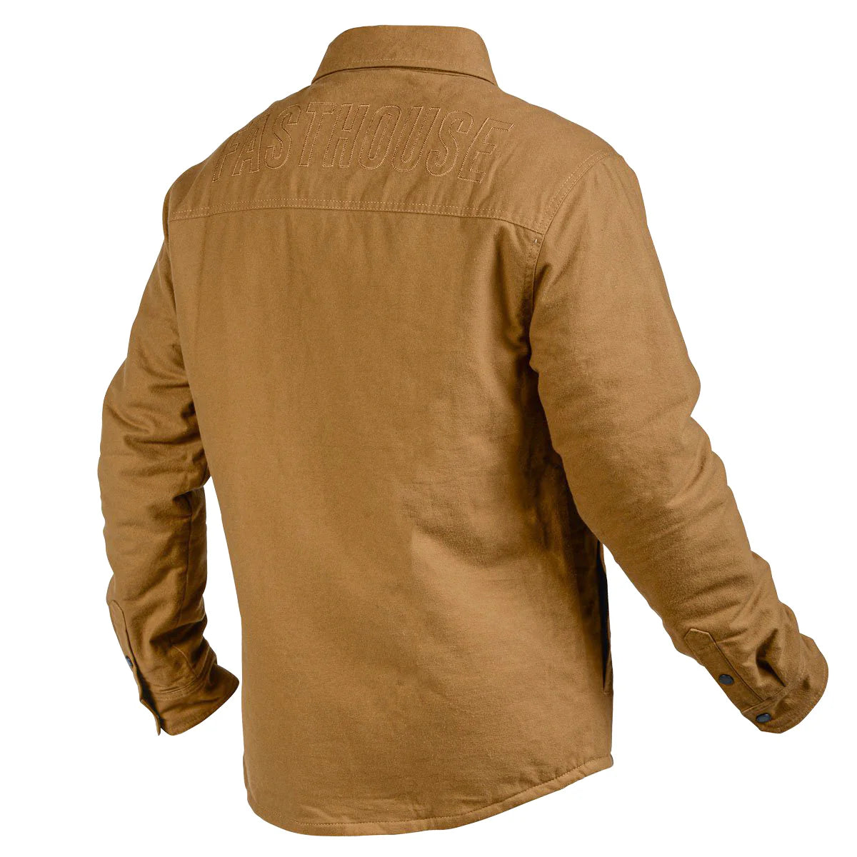Fasthouse Elysian Quilted Flannel Shirt - Tobacco