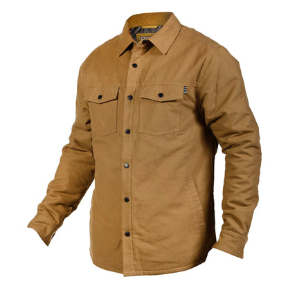 Fasthouse Elysian Quilted Flannel Shirt - Tobacco