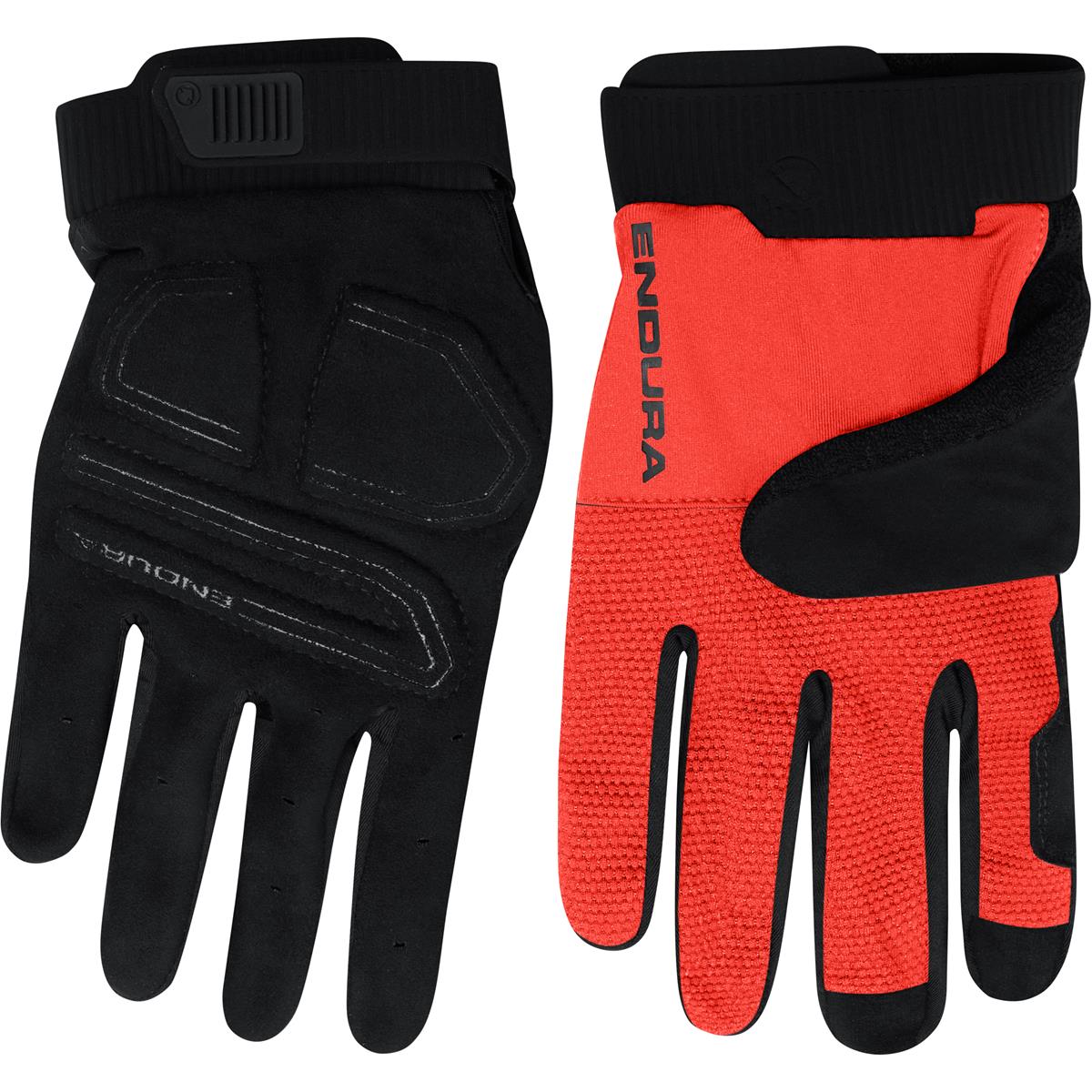 Endura Loop Full Finger MTB Glove - Flame Red