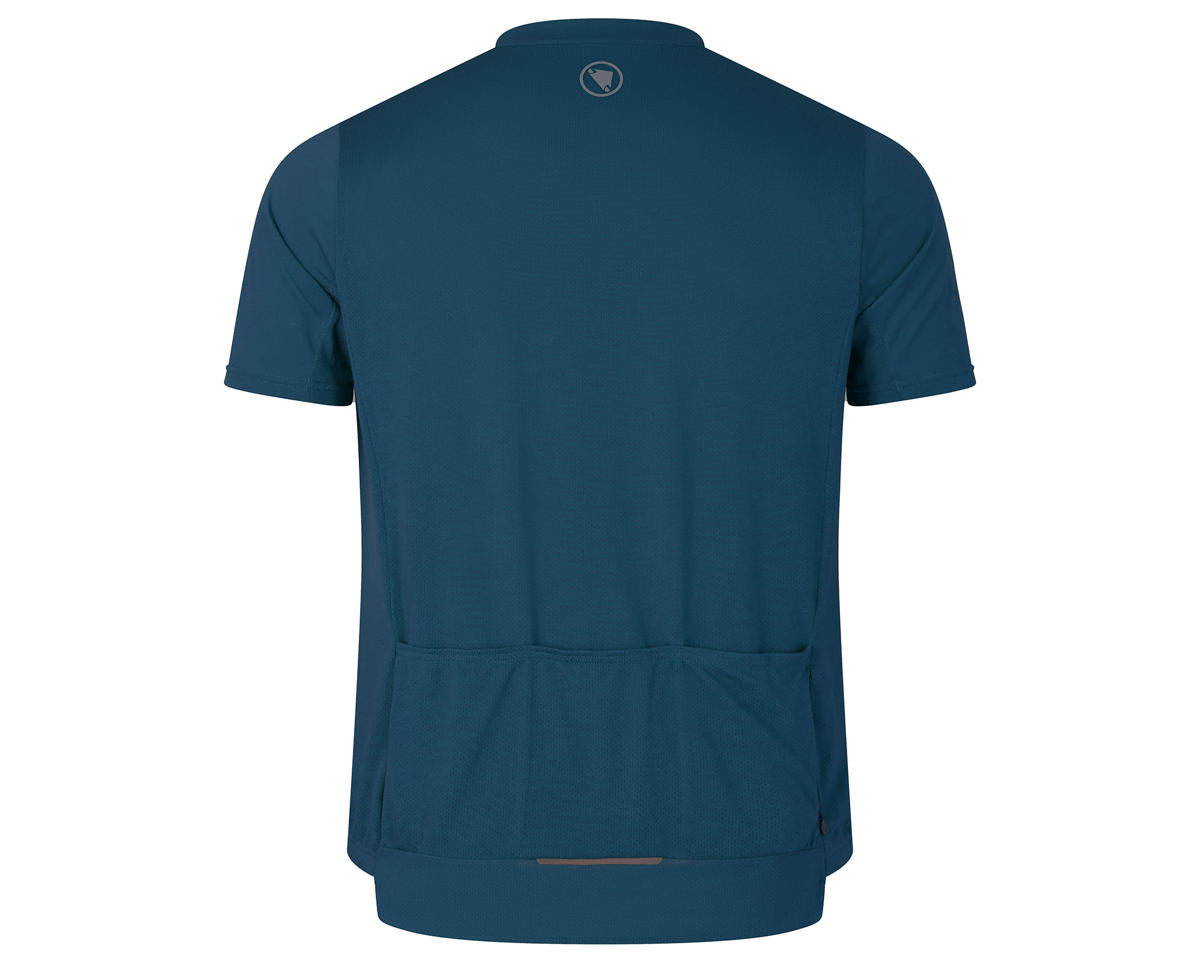 Endura Loop Short Sleeve Zipped MTB Jersey - Barra Blue