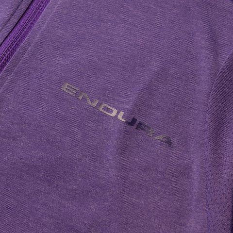 Endura Loop Short Sleeve Zipped Road Jersey - Womens - Heather