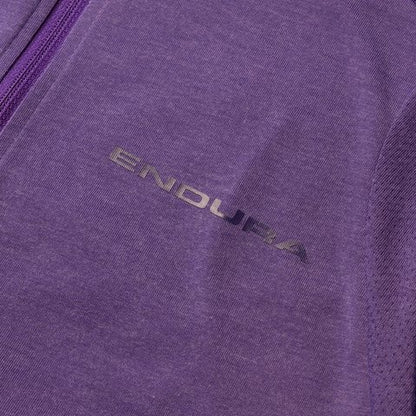 Endura Loop Short Sleeve Zipped Road Jersey - Womens - Heather
