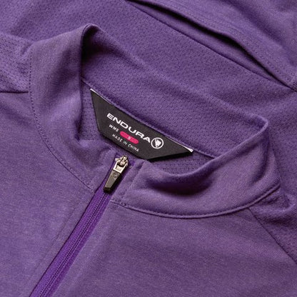 Endura Loop Short Sleeve Zipped Road Jersey - Womens - Heather