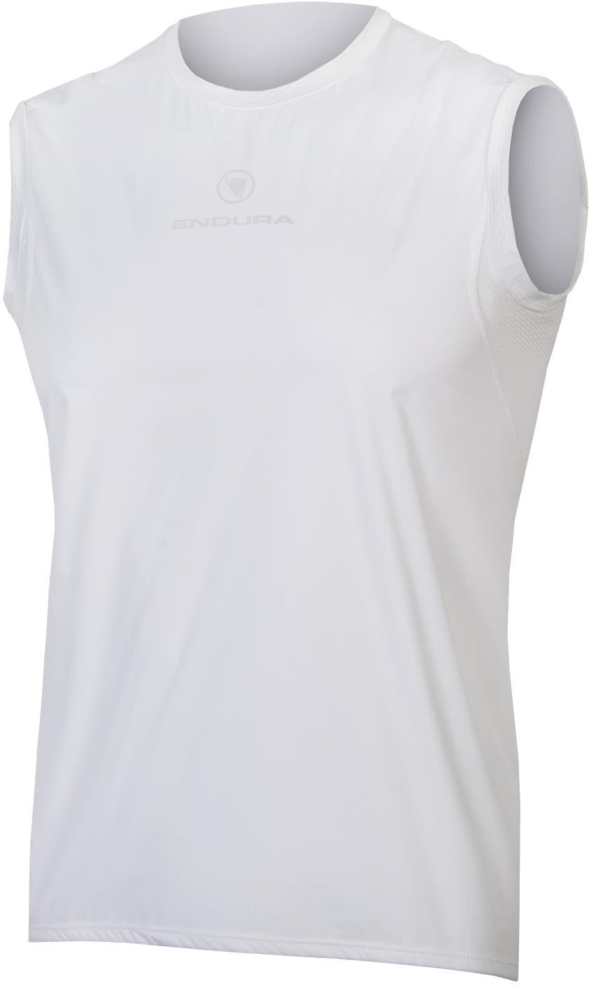 Endura Translite Windproof Sleeveless Baselayer - White