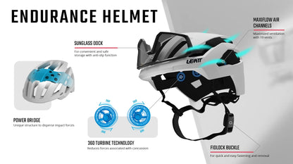 Leatt Endurance 4.0 MTB Helmet - Black