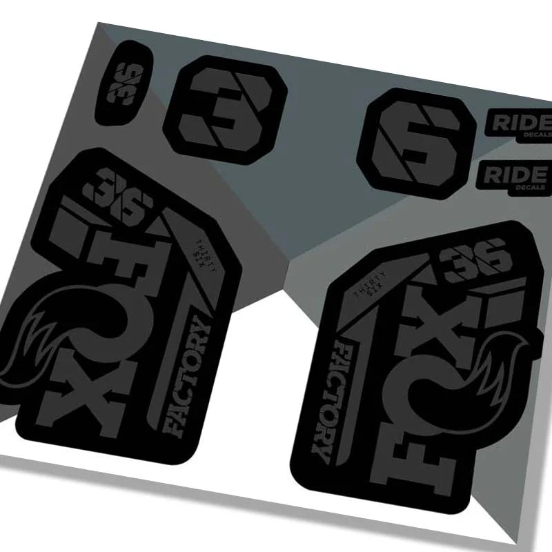 Fox Suspension 36 Performance Decal Set - Stealth