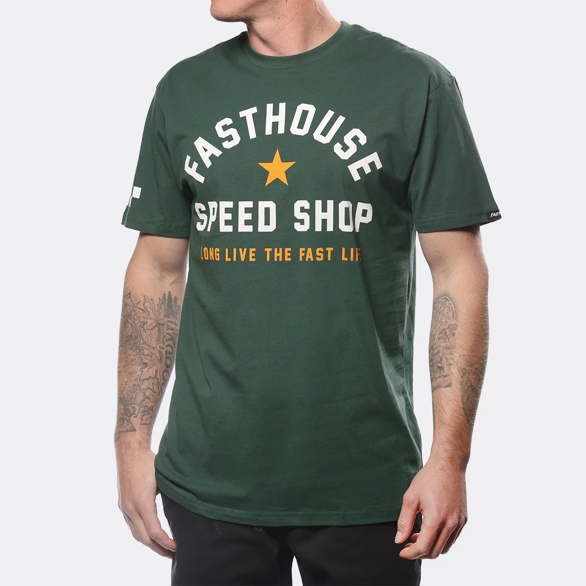 Fasthouse Fast Life Tee - Forest Green