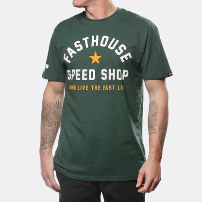 Fasthouse Fast Life Tee - Forest Green