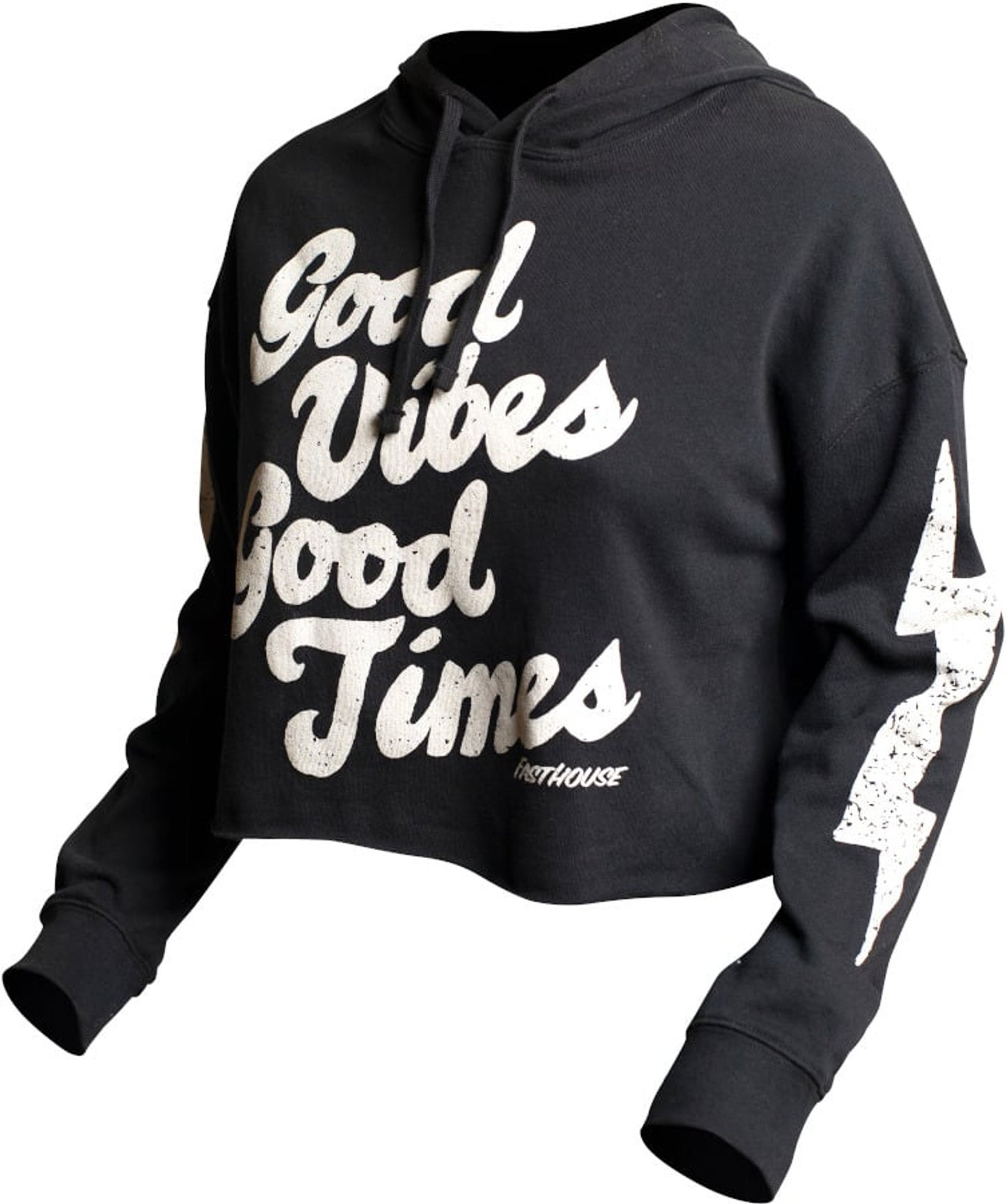Fasthouse Feelgood Cropped Hoodie - Womens - Black