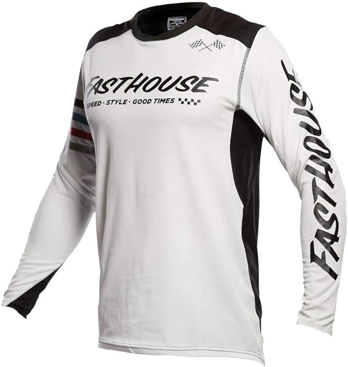 Fasthouse Raven Jersey - White-Black