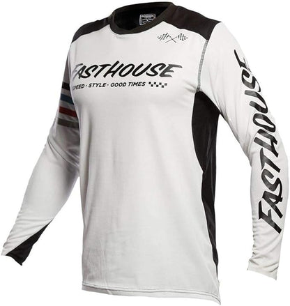 Fasthouse Raven Jersey - White-Black