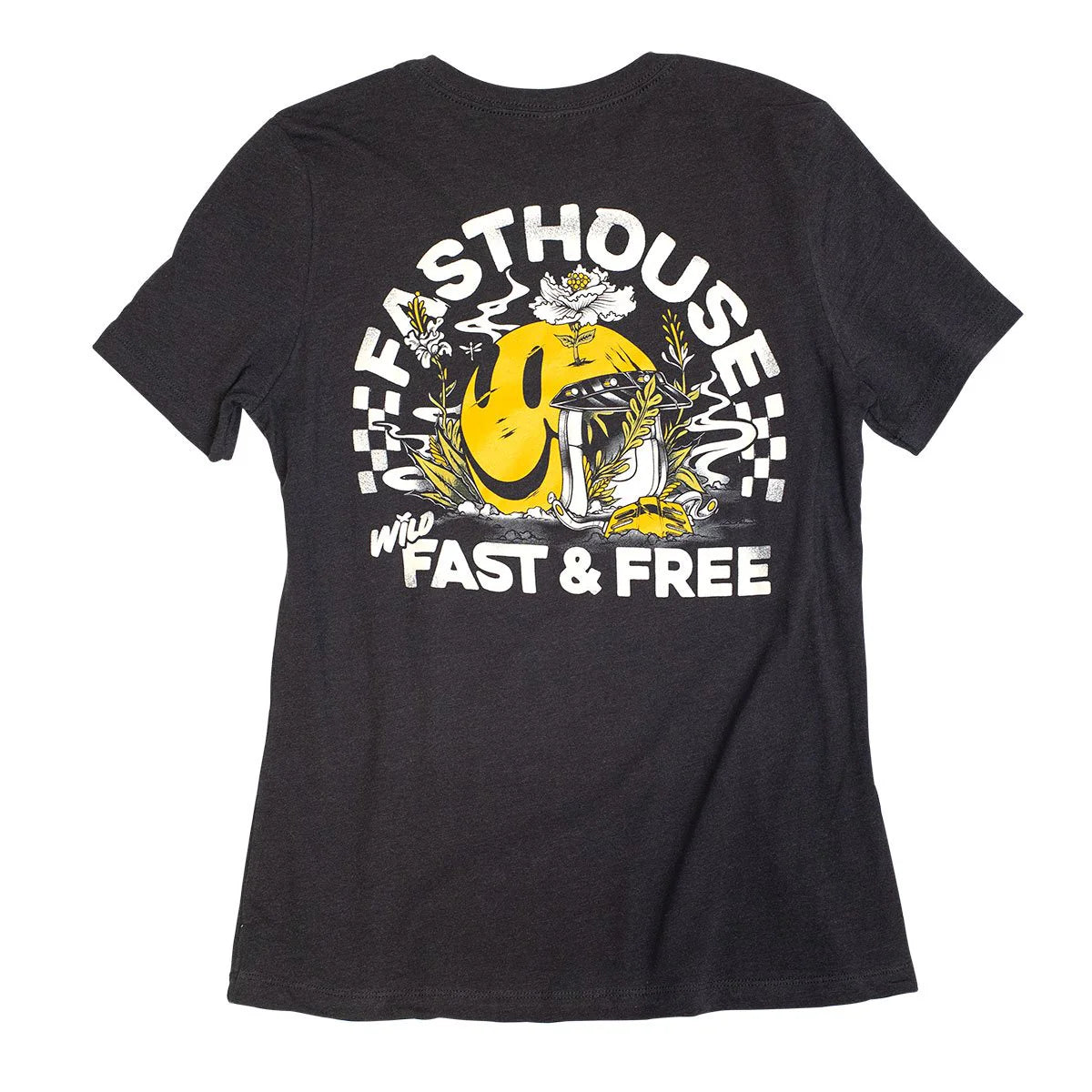 Fasthouse Wild One Tee - Womens - Heather Black