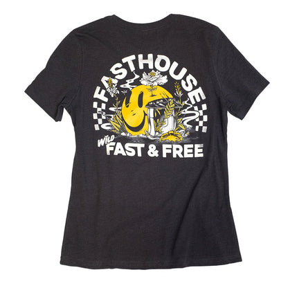 Fasthouse Wild One Tee - Womens - Heather Black