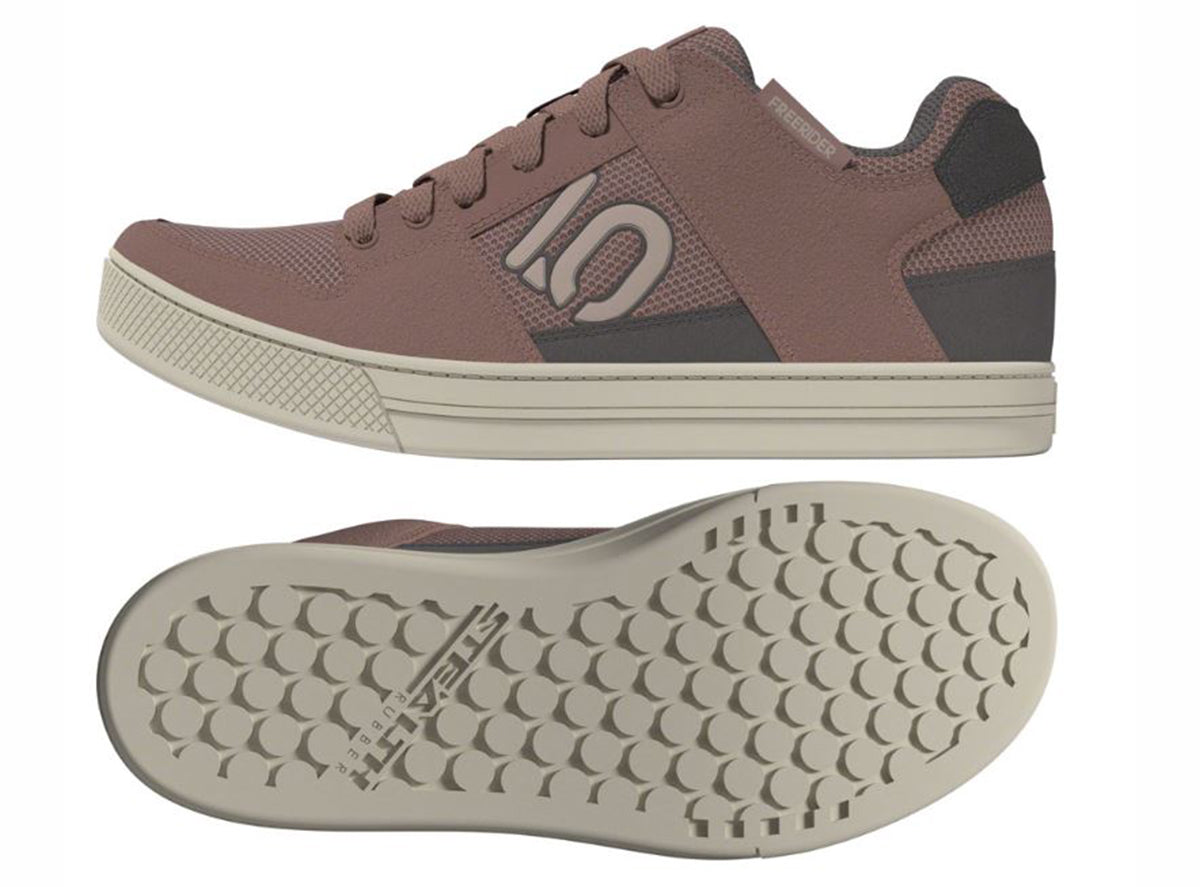 Five Ten Freerider Flat Pedal Shoe - Womens - Warm Clay-Wonder Taupe-Charcoal