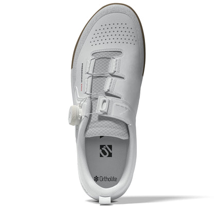 Five Ten Freerider Pro BOA Flat Pedal Shoe - Ftwr White-Core Black-Red