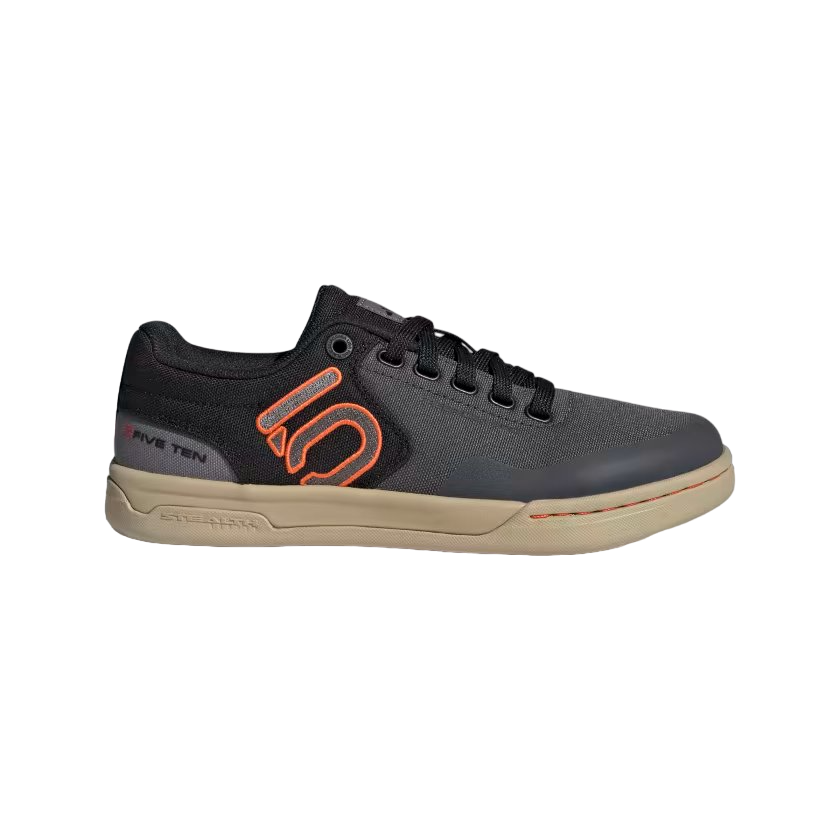 Five Ten Freerider Pro Canvas Flat Pedal Shoe - Womens - Gray Six-Gray Four-Impact Orange