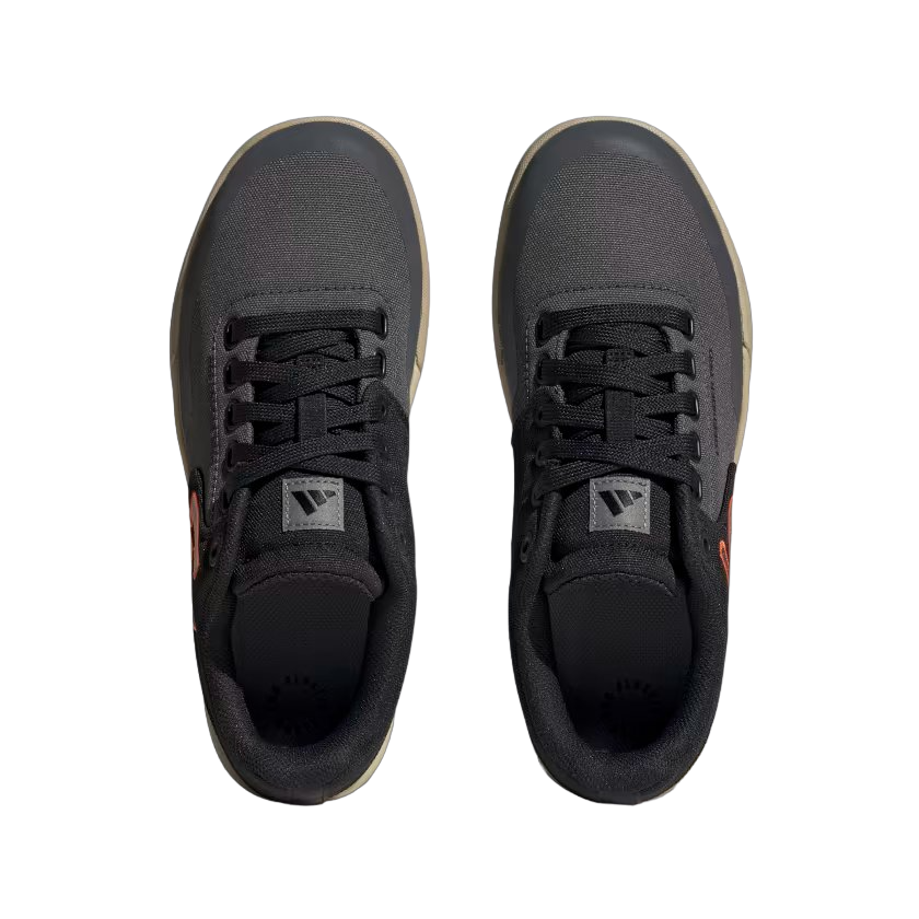 Five Ten Freerider Pro Canvas Flat Pedal Shoe - Womens - Gray Six-Gray Four-Impact Orange