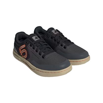 Five Ten Freerider Pro Canvas Flat Pedal Shoe - Womens - Gray Six-Gray Four-Impact Orange