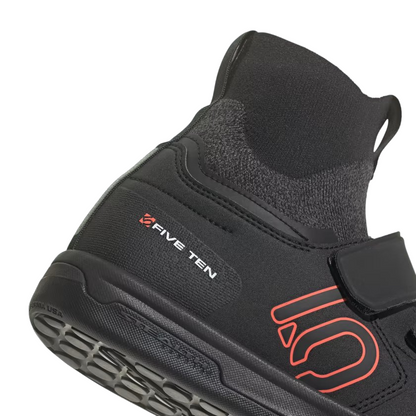 Five Ten Freerider Pro Mid VCS Flat Pedal Shoe - Core Black-Solar Red-Gray Three