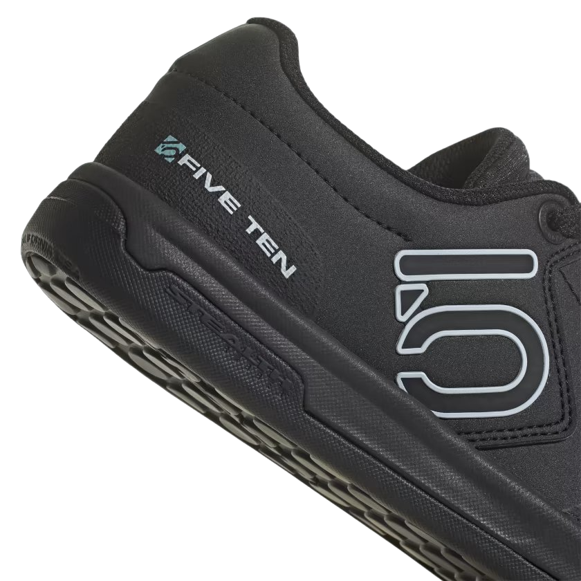 Five Ten Freerider Pro Flat Pedal Shoe - Womens - Core Black-Crystal White-Acid Mint