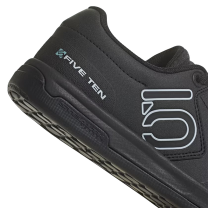 Five Ten Freerider Pro Flat Pedal Shoe - Womens - Core Black-Crystal White-Acid Mint