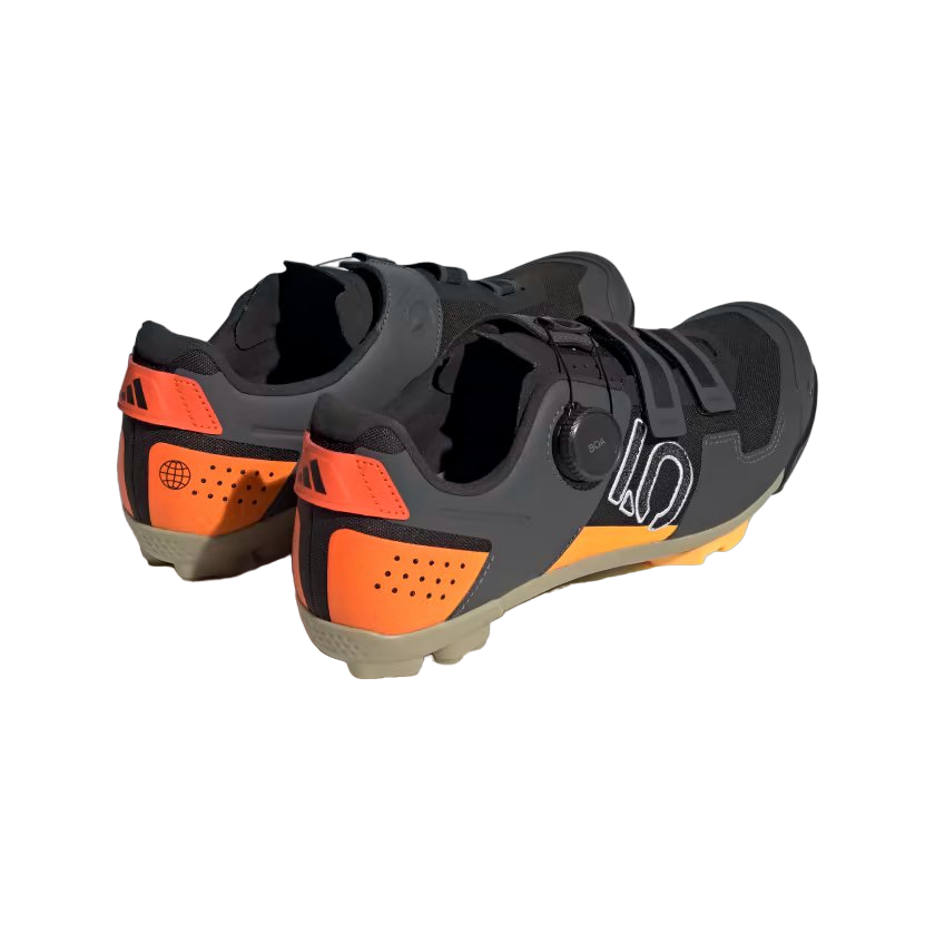 Five Ten Kestrel BOA Clipless MTB Shoe - Black-White-Impact Orange - 2024
