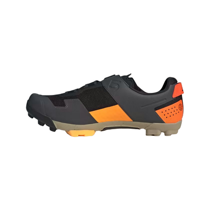 Five Ten Kestrel BOA Clipless MTB Shoe - Black-White-Impact Orange - 2024