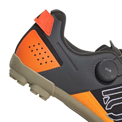Five Ten Kestrel BOA Clipless MTB Shoe - Black-White-Impact Orange - 2024